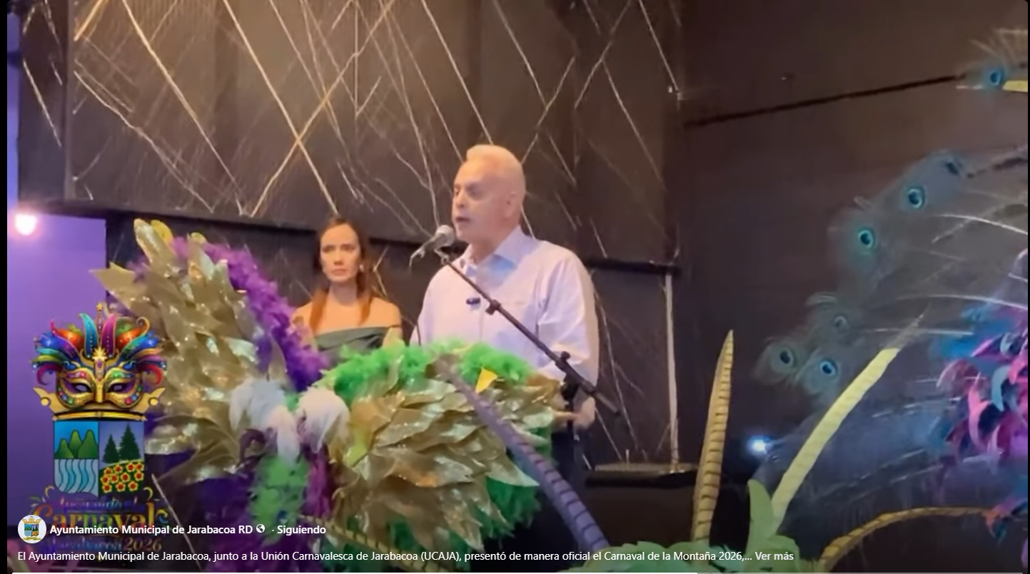 El Ayuntamiento Municipal de Jarabacoa, junto a la Unión Carnavalesca de Jarabacoa (UCAJA), presentó de manera oficial el Carnaval de la Montaña 2026