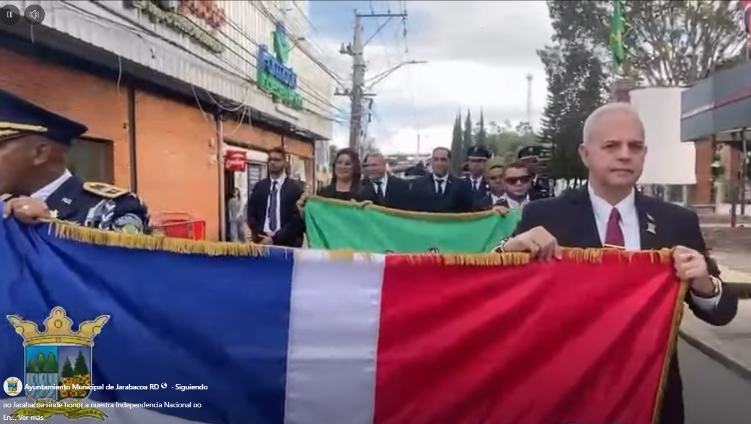 Jarabacoa rinde honor a nuestra Independencia Nacional.